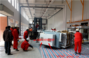 压机搬移进车间